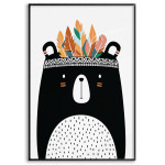 Cute Indian Bear - Simple Poster 