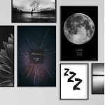 Dream Big Universe - Enkel Abstrakt Poster