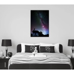 Rymden & Vintergatan - Mörk & Vacker Plansch