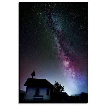 Rymden & Vintergatan - Mörk & Vacker Plansch