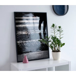 Övergångsställe i regnet - Abstrakt simpel poster