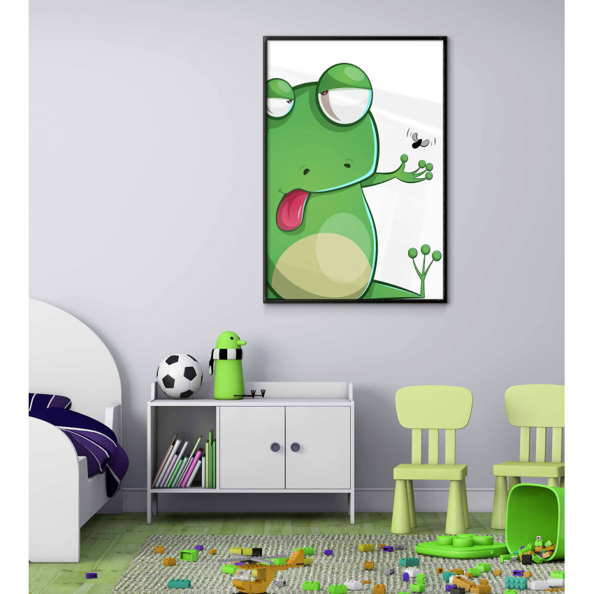 Cute & funny frog - Simple poster 
