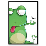 Cute & funny frog - Simple poster 