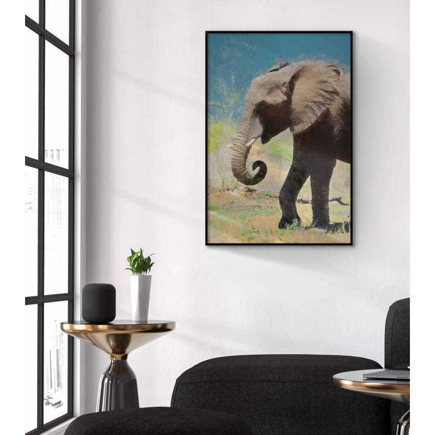 Afrikansk elefant - Poster & vattenfärg