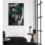 Kvinna med afro & solglasögon - Poster