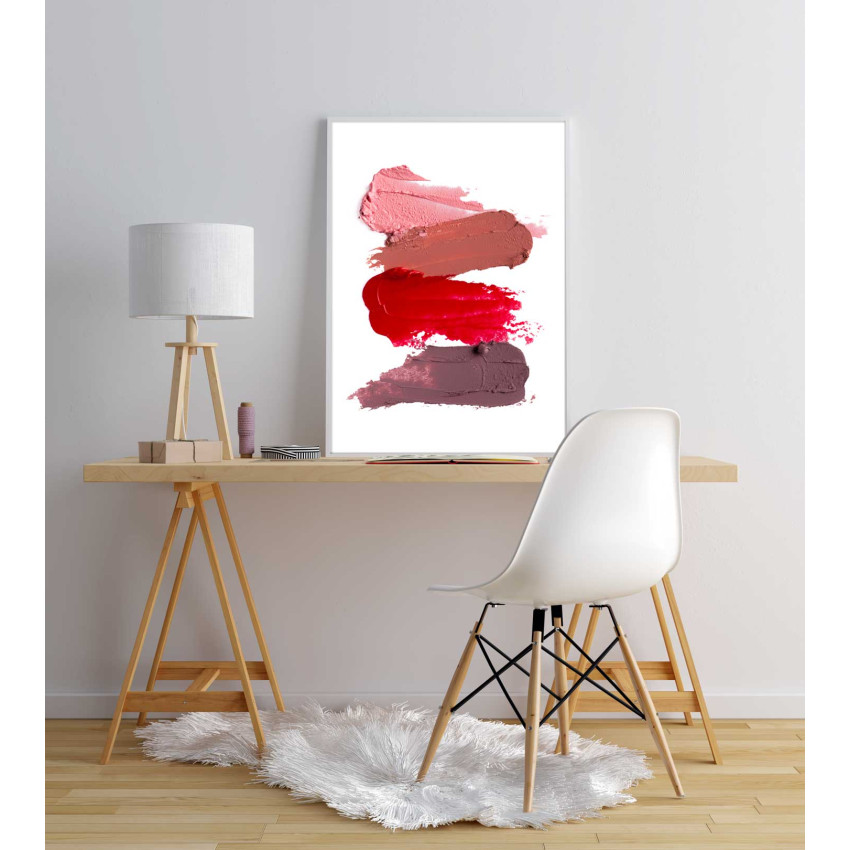 Läppstift konst - Enkel & trendig poster