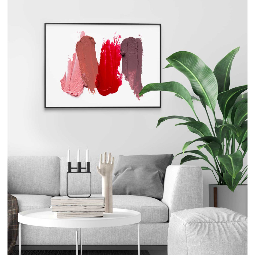 Läppstift konst - Enkel & trendig poster
