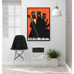 Musicians illustration - Simple poster