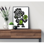 Tiki monkey - Simple poster