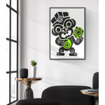 Tiki monkey - Simple poster