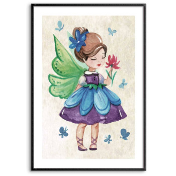 Sagolik fe & älva - Enkel barntavla