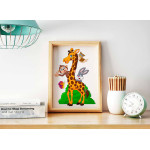 Happy animals - Kids room poster 