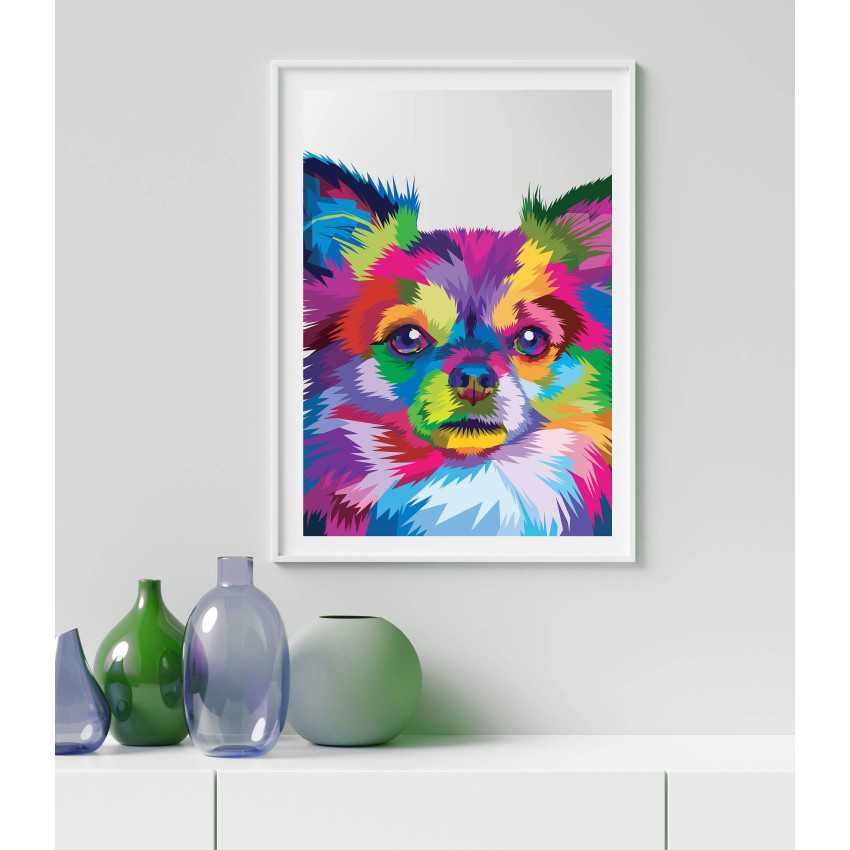 Dog - Simple & colorful poster