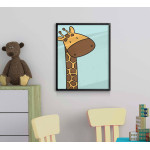 Simple kids poster - Cute giraffe