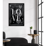 LOVE - Trendy text poster
