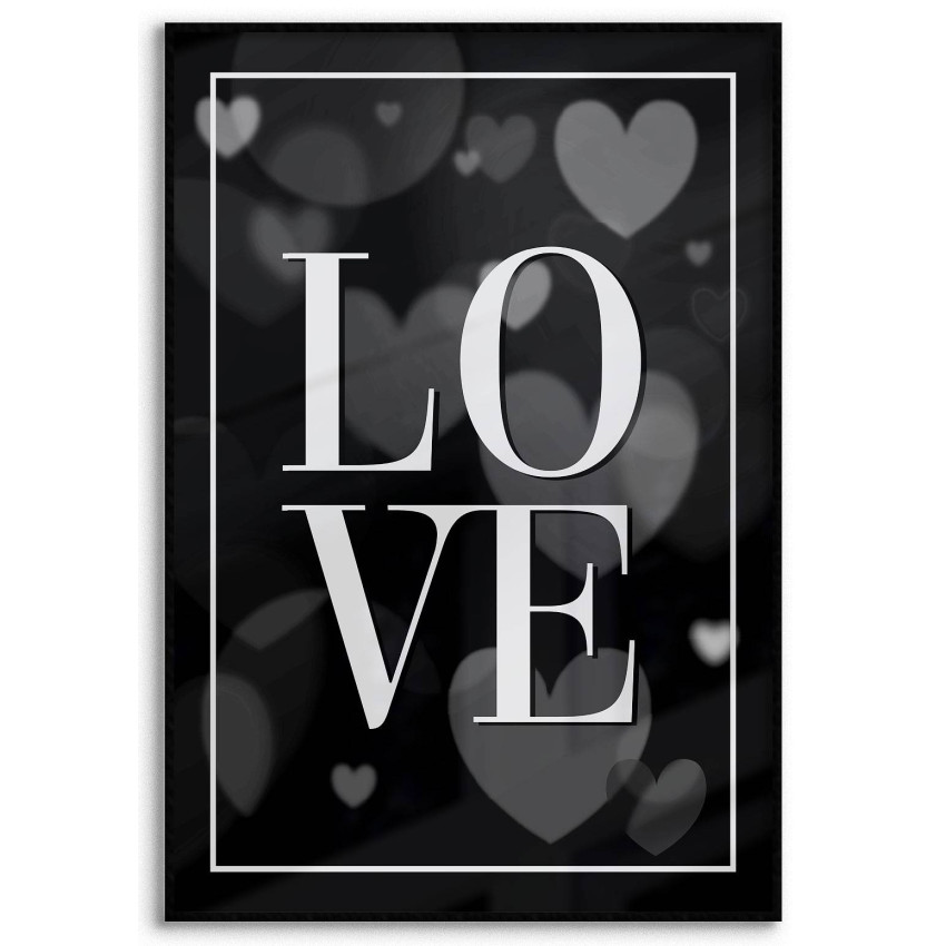LOVE - Trendy text poster