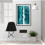 Water and wave - Trendy poster