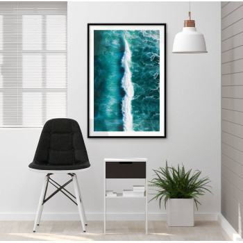 Water and wave - Trendy poster