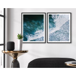 Waves of the sea - Two piece poster