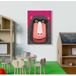 Funny baboon - Kids poster
