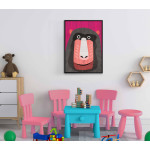 Funny baboon - Kids poster