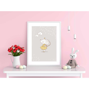 Mus prinsessa - Rosa & söt barntavla