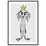 Simple king drawing - Trendy poster