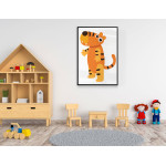 Kids poster - Cute & funny lion