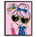 Tuff barntavla - Be cool girl