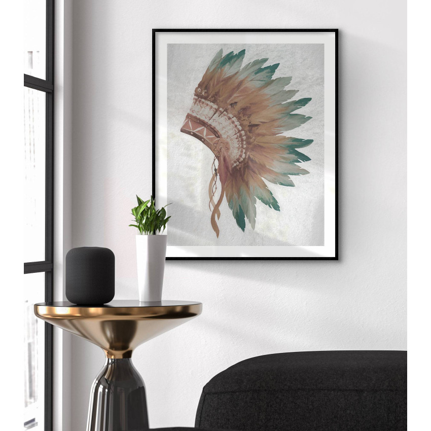 Indian headdress - Simple poster