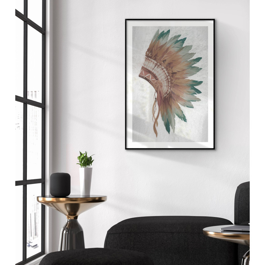 Indian headdress - Simple poster