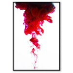 Abstract red smoke - Simple poster