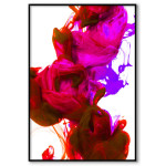 Abstract pink smoke - Simple poster