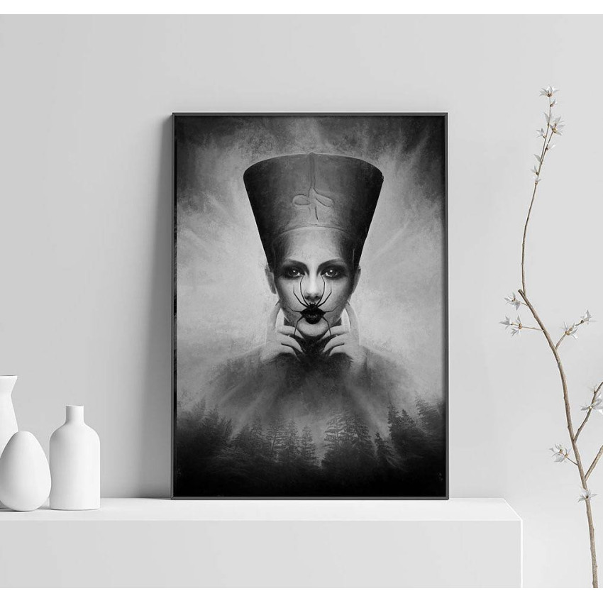 Godess of the woods - Dark fantasy poster