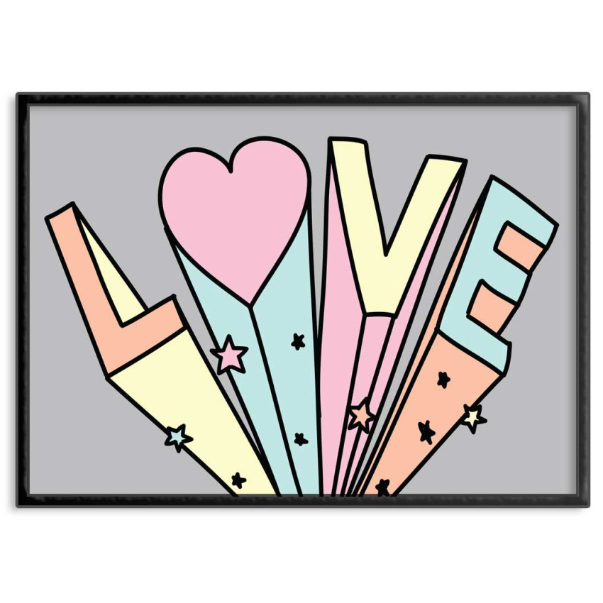 Kids Room Poster - LOVE