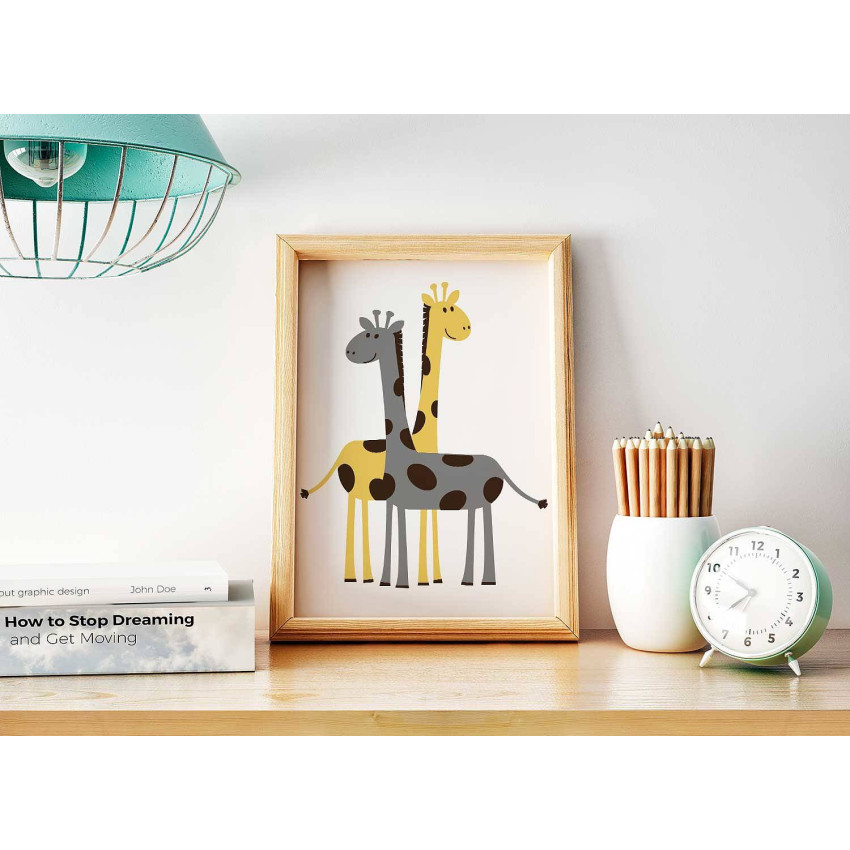 Kids Room Poster - Giraffes