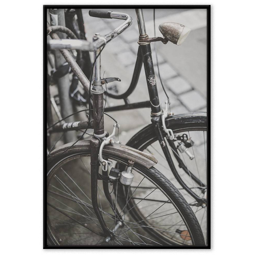 Two old bikes - Poster