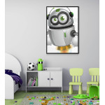 Kids room poster - Happy robot