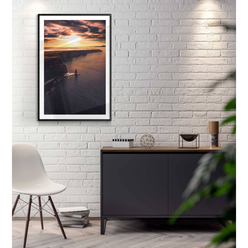 Stor våg i havet - Turkos poster