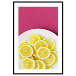 Colorful kitchen poster - Sliced lime