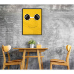 Coffee poster in yellow