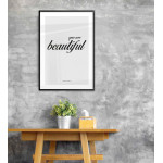Text poster - You are beautiful