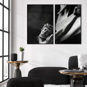 Jesus på korset - Abstrakt tavla i två delar