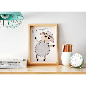 Får får lamm - Kärleksfull Barntavla