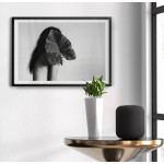 Fashion poster - Naked woman and leaves