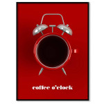 Coffee o' clock - Trendy kitchen poster