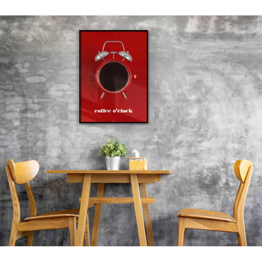 Coffee o' clock - Trendy kitchen poster