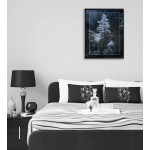 Enkel poster - Vackert och snötäckt träd