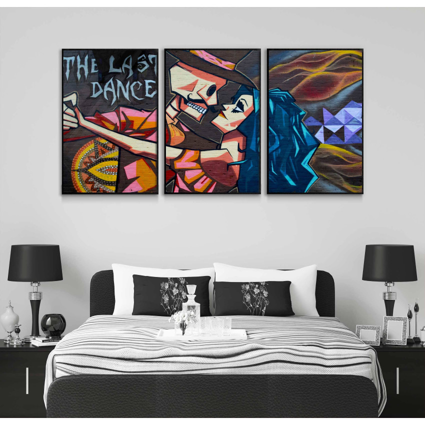 The last dance graffiti - Three piece poster