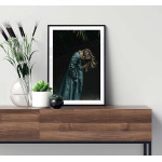 Mystical woman in the dark - Fashion poster